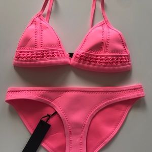 NWT Triangl Swimwear hot pink bikini